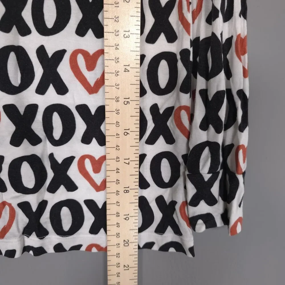 GIGI‎ AND MAX Girls Pajama Size 8Y Set XOXO Heart Long Sleeve Top Pants